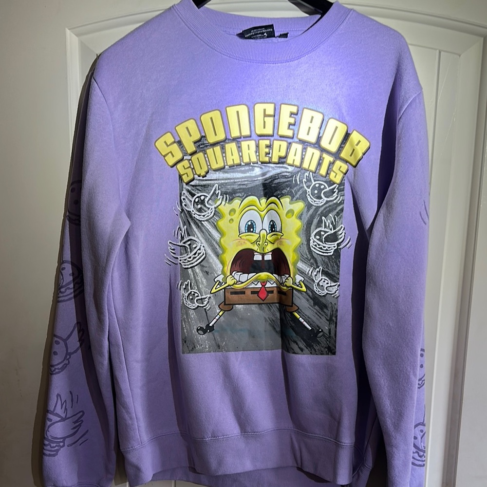 SpongeBob SquarePants Purple Sweater
